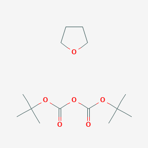 Tert-butyl (2-methylpropan-2-yl)oxycarbonyl carbonate;oxolane
