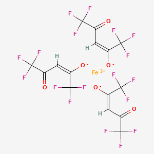 molecular formula C15H3F18FeO6 B8021141 Ferric(III) Hexafluoroacetylacetonate 