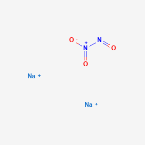 molecular formula Na2(ONNO2) B080212 Sodium trioxodinitrate CAS No. 13826-64-7