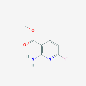 molecular formula C7H7FN2O2 B8021442 Methyl 2-amino-6-fluoronicotinate 