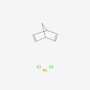 molecular formula C7H8Cl2Pt B080218 Dichloro(norbornadiene)platinum(II) CAS No. 12152-26-0