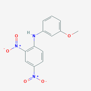 molecular formula C13H11N3O5 B080220 N-(3-methoxyphenyl)-2,4-dinitroaniline CAS No. 14038-09-6