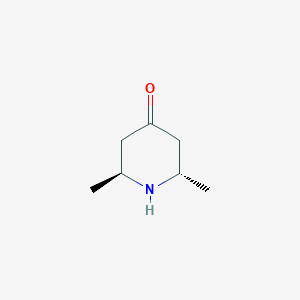 molecular formula C7H13NO B8022011 Trans-2,6-dimethyl-4-oxo-piperidine 