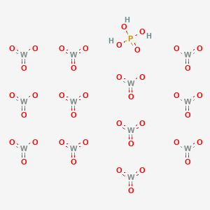 molecular formula H3O40PW12 B8022042 phosphoric acid;trioxotungsten 