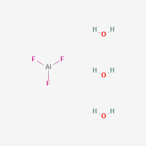 molecular formula AlF3H6O3 B8022129 Aluminium fluoride trihydrate 