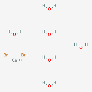 molecular formula Br2CaH12O6 B8022148 calcium;dibromide;hexahydrate 