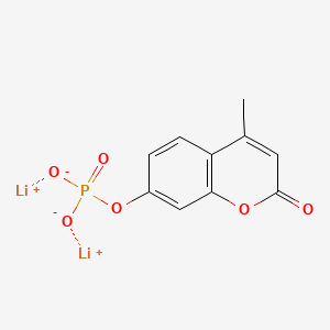 molecular formula C10H7Li2O6P B8022162 dilithium;(4-methyl-2-oxochromen-7-yl) phosphate 