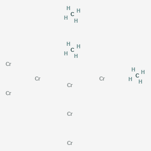 molecular formula C3H12Cr7 B080222 Chromium carbide (Cr7C3) CAS No. 12075-40-0