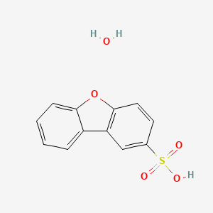 molecular formula C12H10O5S B8022220 Dibenzofuran-2-sulfonic acid hydrate 