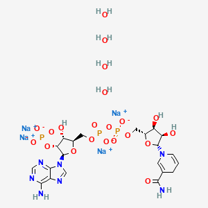 molecular formula C21H34N7Na4O21P3 B8022238 NADPH tetrasodium salt 