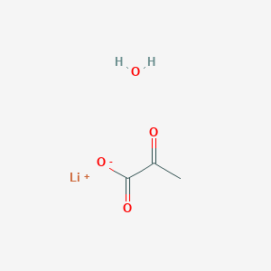 molecular formula C3H5LiO4 B8022382 lithium;2-oxopropanoate;hydrate 