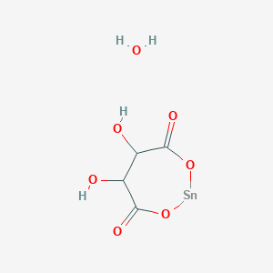 molecular formula C4H6O7Sn B8022404 Tin (II) tartrate hydrate 
