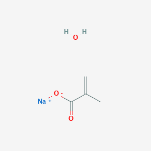 molecular formula C4H7NaO3 B8022407 Sodium methacrylate hemihydrate 