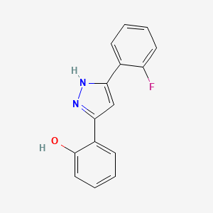 molecular formula C15H11FN2O B8022473 VU0420373 