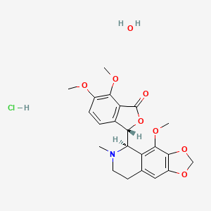 molecular formula C22H26ClNO8 B8022584 Noscapine hydrochloride hydrate 