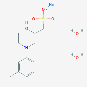 molecular formula C12H22NNaO6S B8022691 n-Ethyl-n-(2-hydroxy-3-sulfopropyl)-3-methylaniline 