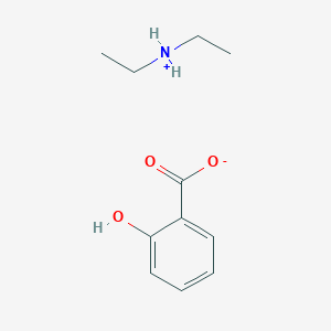 molecular formula C11H17NO3 B8022820 diethylazanium;2-hydroxybenzoate 