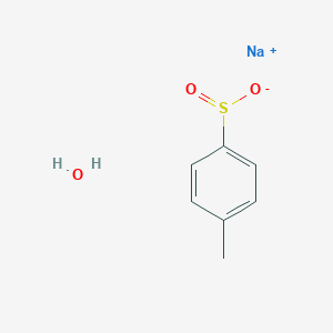 molecular formula C7H9NaO3S B8022828 sodium;4-methylbenzenesulfinate;hydrate 