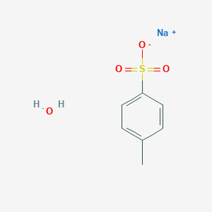 molecular formula C7H9NaO4S B8022832 sodium;4-methylbenzenesulfonate;hydrate 