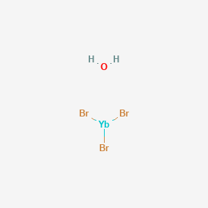 molecular formula Br3H2OYb B080229 Ytterbium(III) bromide hydrate CAS No. 15163-03-8