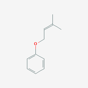 molecular formula C11H14O B080230 Benzene, [(3-methyl-2-butenyl)oxy]- CAS No. 14309-15-0
