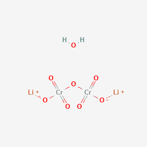 molecular formula Cr2H2Li2O8 B8023024 dilithium;oxido-(oxido(dioxo)chromio)oxy-dioxochromium;hydrate 