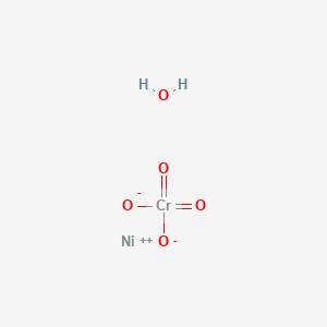 molecular formula CrH2NiO5 B8023026 NICKEL(2+) CHROMATE(2-) HYDRATE 