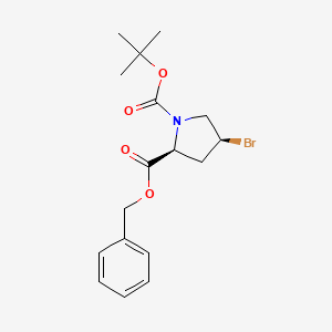 (2S, 4S)-1-N-Boc-4-bromo-proline benzyl ester