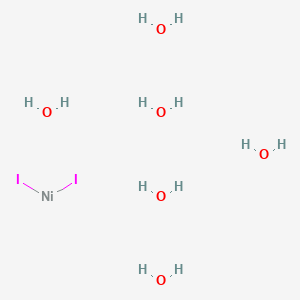 molecular formula H12I2NiO6 B8023088 nickel iodide hexahydrate 