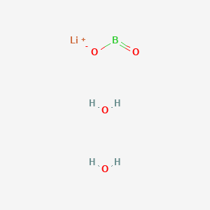 molecular formula BH4LiO4 B8023095 lithium;oxido(oxo)borane;dihydrate 