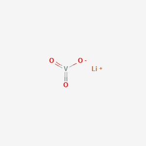 molecular formula LiO3V B8023101 lithium;oxido(dioxo)vanadium 
