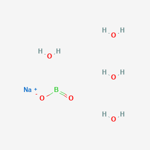 molecular formula BH8NaO6 B8023113 sodium;oxido(oxo)borane;tetrahydrate 