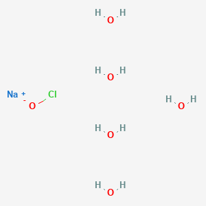 molecular formula ClH10NaO6 B8023121 sodium;hypochlorite;pentahydrate 