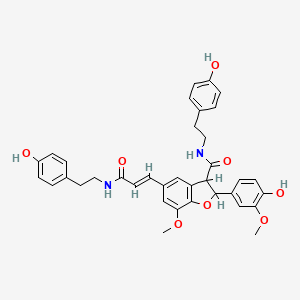 molecular formula C36H36N2O8 B8023272 Tataramide B 