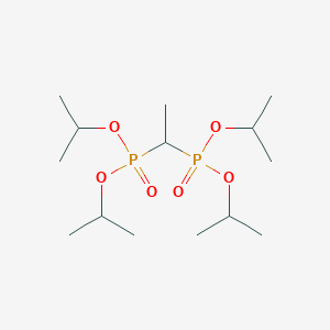 molecular formula C14H32O6P2 B080234 Tetrakis(1-methylethyl) ethylidenebisphosphonate CAS No. 10596-16-4
