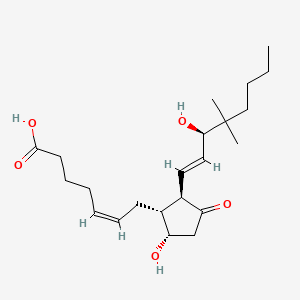 molecular formula C22H36O5 B8023626 16,16-Dimethyl prostaglandin D2 CAS No. 85235-22-9