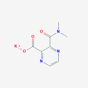 Potassium 3-(dimethylcarbamoyl)pyrazine-2-carboxylate