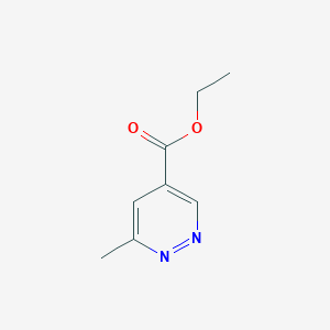 molecular formula C8H10N2O2 B8023739 Ethyl 6-methylpyridazine-4-carboxylate 