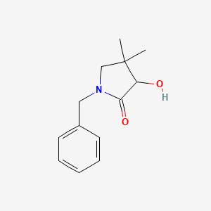 1-Benzyl-3-hydroxy-4,4-dimethylpyrrolidin-2-one