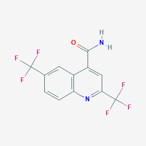 2,6-Bis(trifluoromethyl)quinoline-4-carboxamide