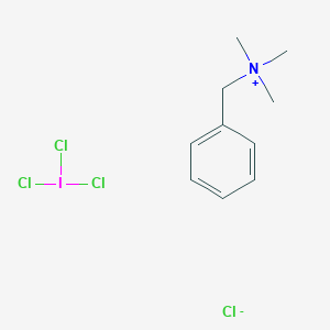 molecular formula C10H16Cl4IN B8023819 Benzyltrimethylammonium tetrachloroiodate 