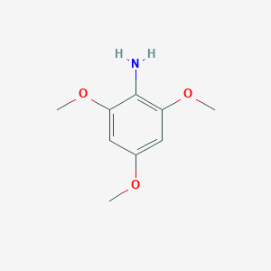 molecular formula C9H13NO3 B080242 2,4,6-Trimethoxyaniline CAS No. 14227-17-9