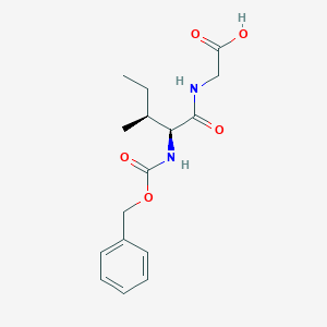 molecular formula C16H22N2O5 B080244 Z-ILE-GLY-OH CAS No. 13254-04-1