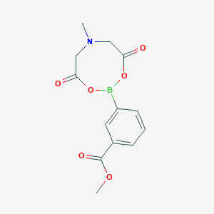 molecular formula C13H14BNO6 B8024769 methyl 3-(6-methyl-4,8-dioxo-1,3,6,2-dioxazaborocan-2-yl)benzoate 