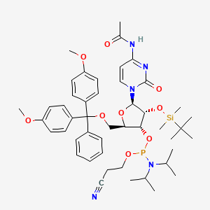 molecular formula C47H64N5O9PSi B8024804 Ac-rC Phosphoramidite 