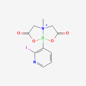 molecular formula C10H10BIN2O4 B8024811 2-Iodopyridine-3-boronic acid mida ester 