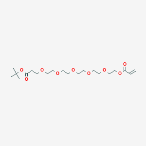 molecular formula C20H36O9 B8025062 Acrylate-PEG6-t-butyl ester 