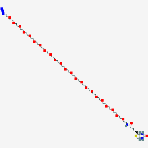 molecular formula C58H112N6O25S B8025116 Biotin-PEG23-azide 