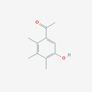 molecular formula C11H14O2 B080253 1-(5-Hydroxy-2,3,4-trimethylphenyl)ethanone CAS No. 13667-28-2