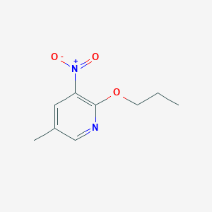 5-Methyl-3-nitro-2-propoxypyridine